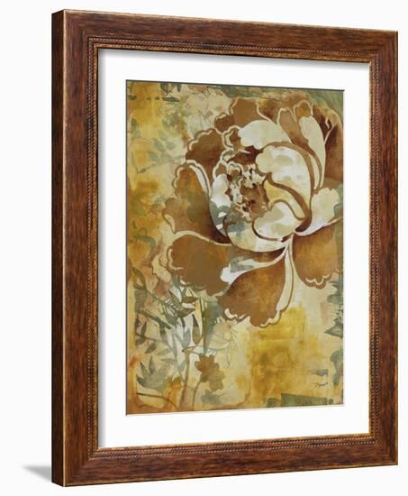 Graphic Floral I-Dysart-Framed Giclee Print