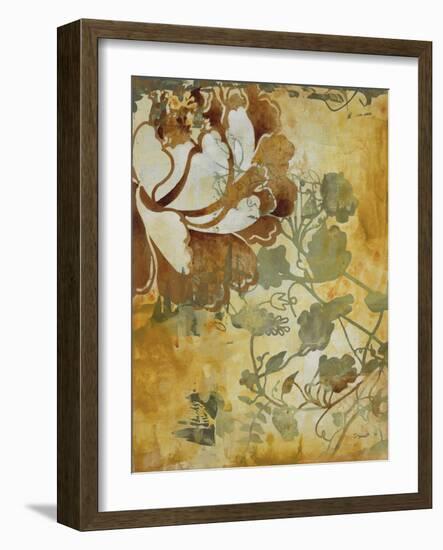 Graphic Floral II-Dysart-Framed Giclee Print