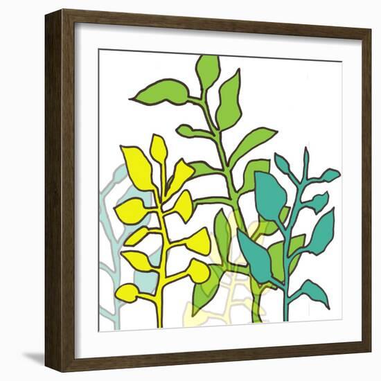 Graphic Floral One-Jan Weiss-Framed Art Print