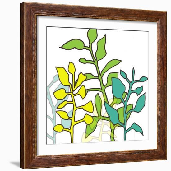 Graphic Floral One-Jan Weiss-Framed Art Print