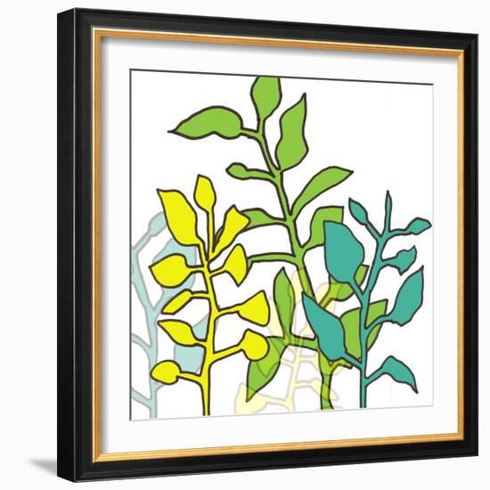 Graphic Floral One-Jan Weiss-Framed Art Print