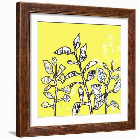 Graphic Floral Three-Jan Weiss-Framed Art Print