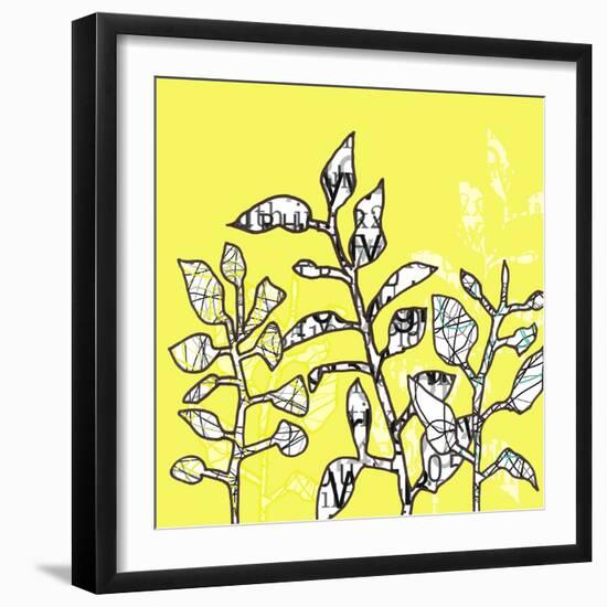 Graphic Floral Three-Jan Weiss-Framed Art Print