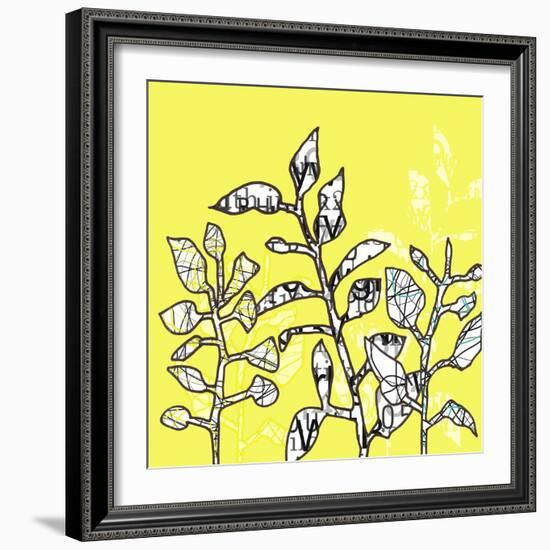 Graphic Floral Three-Jan Weiss-Framed Art Print