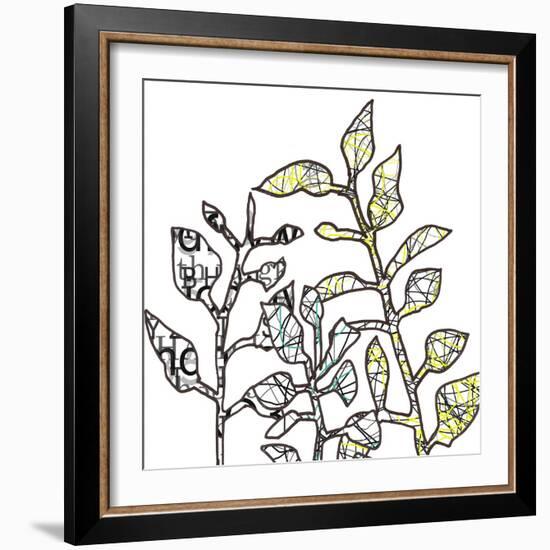 Graphic Floral Two-Jan Weiss-Framed Art Print