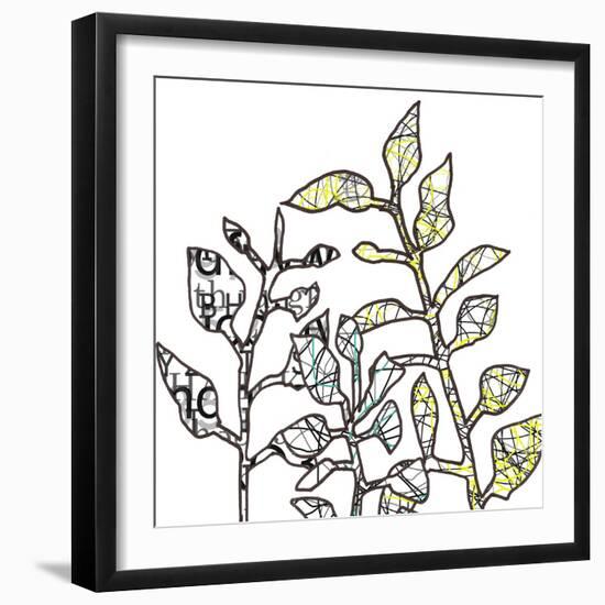 Graphic Floral Two-Jan Weiss-Framed Art Print