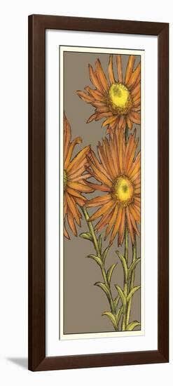 Graphic Flower Panel I-Jennifer Goldberger-Framed Art Print