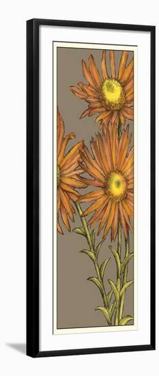 Graphic Flower Panel I-Jennifer Goldberger-Framed Art Print