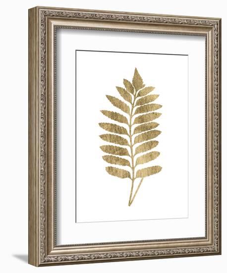 Graphic Gold Fern III-Studio W-Framed Art Print