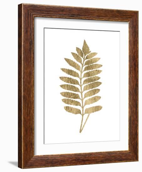 Graphic Gold Fern III-Studio W-Framed Art Print