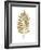 Graphic Gold Fern III-Studio W-Framed Art Print