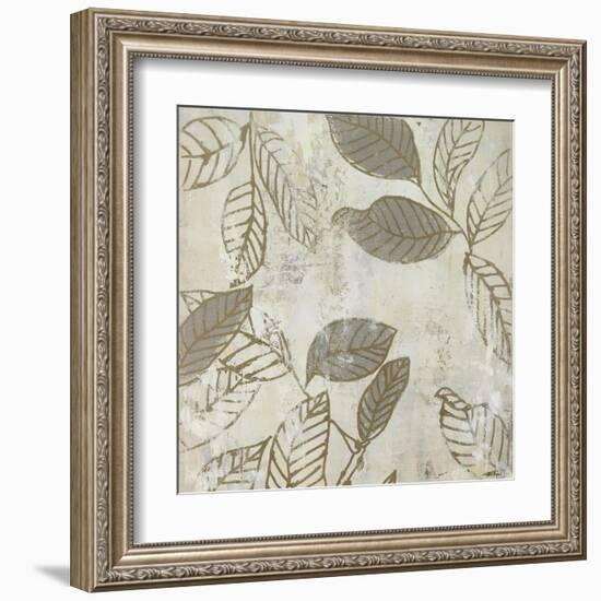 Graphic Leaves IV-null-Framed Giclee Print