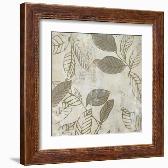 Graphic Leaves IV-null-Framed Giclee Print