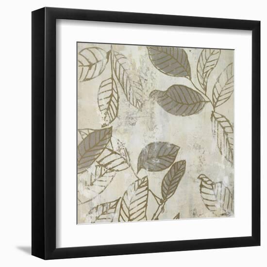 Graphic Leaves IV-null-Framed Giclee Print