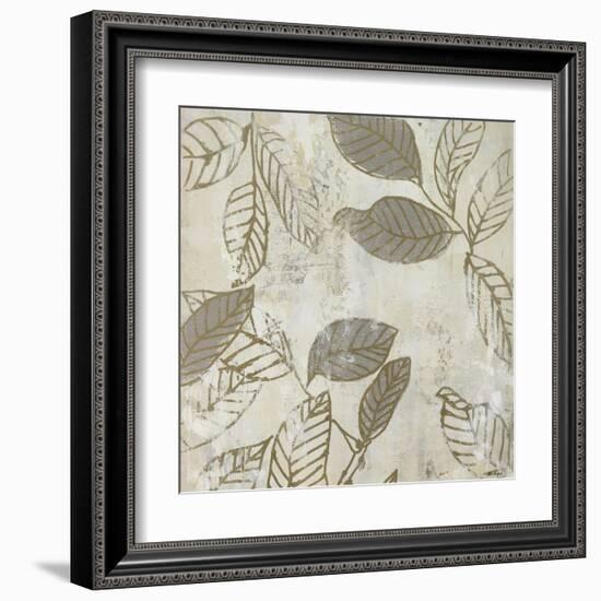 Graphic Leaves IV-null-Framed Giclee Print