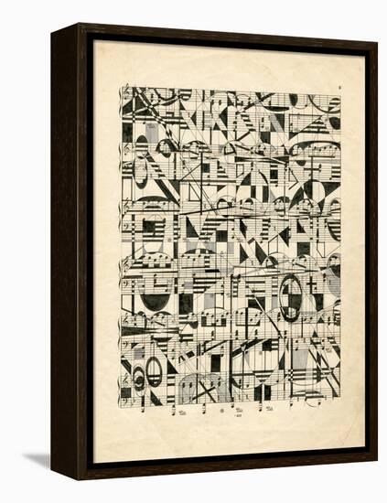 Graphic Notes-Nikki Galapon-Framed Stretched Canvas