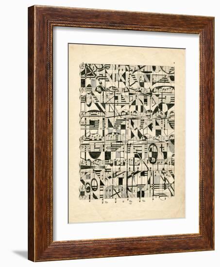 Graphic Notes-Nikki Galapon-Framed Art Print