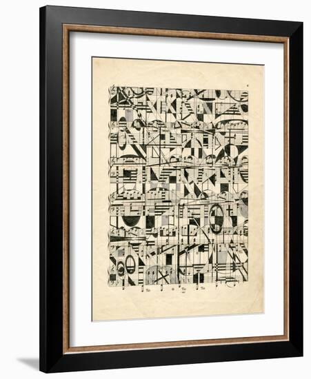 Graphic Notes-Nikki Galapon-Framed Art Print