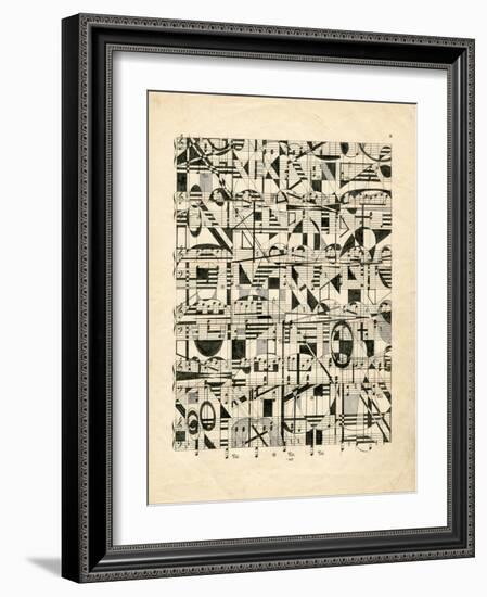 Graphic Notes-Nikki Galapon-Framed Art Print