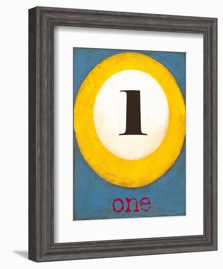 Graphic Pool I-Jennifer Goldberger-Framed Art Print