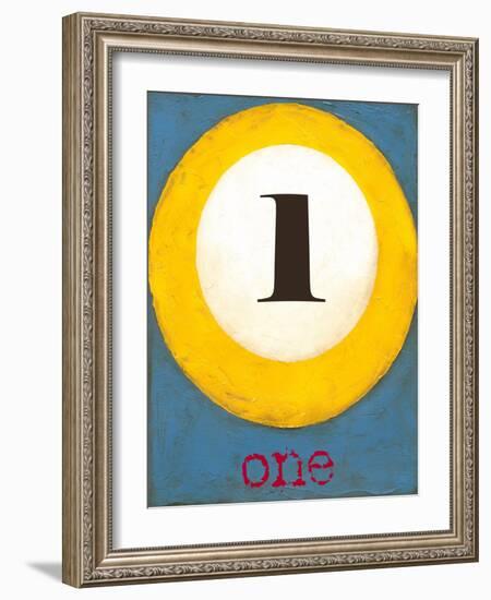 Graphic Pool I-Jennifer Goldberger-Framed Art Print