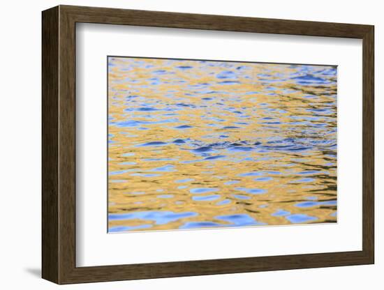 Graphic reflections on river surface, Lower Deschutes River, Central Oregon, USA-Stuart Westmorland-Framed Photographic Print