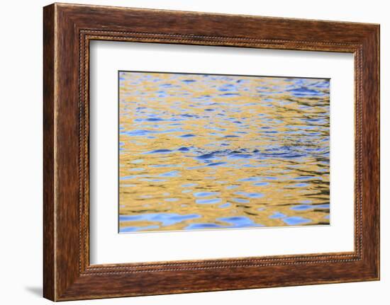 Graphic reflections on river surface, Lower Deschutes River, Central Oregon, USA-Stuart Westmorland-Framed Photographic Print