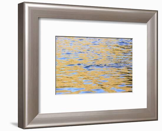 Graphic reflections on river surface, Lower Deschutes River, Central Oregon, USA-Stuart Westmorland-Framed Photographic Print