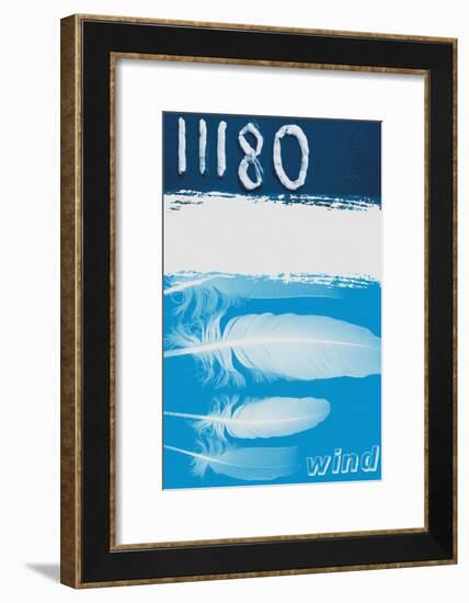 Graphic Representation of Wind-null-Framed Giclee Print