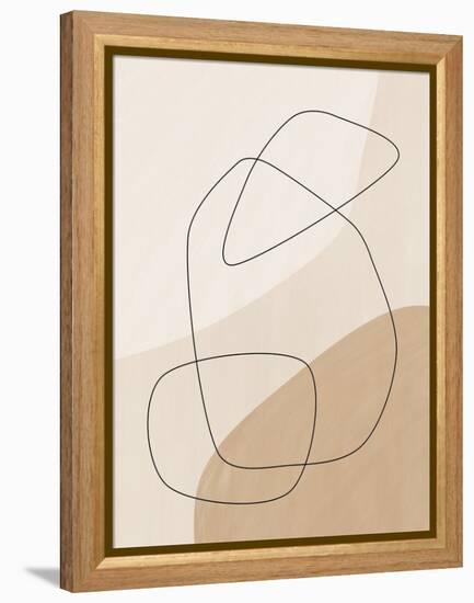 Graphic Shapes &Amp; Lines Poster-Elena Ristova-Framed Premier Image Canvas