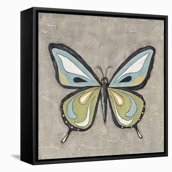Graphic Spring Butterfly I-Jade Reynolds-Framed Stretched Canvas