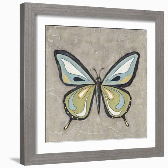 Graphic Spring Butterfly I-Jade Reynolds-Framed Art Print