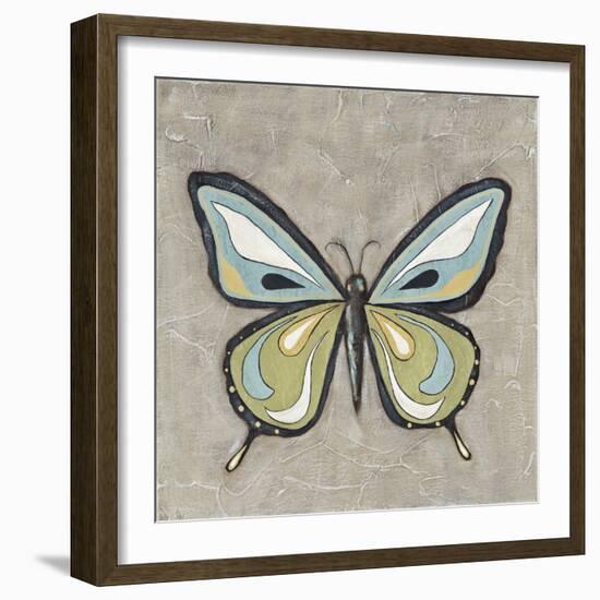 Graphic Spring Butterfly I-Jade Reynolds-Framed Art Print