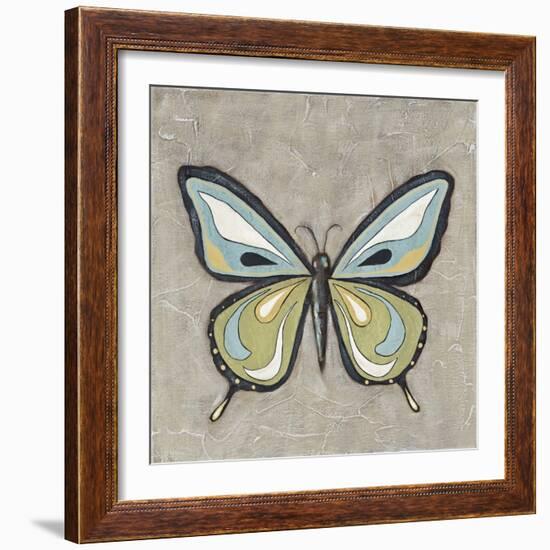 Graphic Spring Butterfly I-Jade Reynolds-Framed Art Print