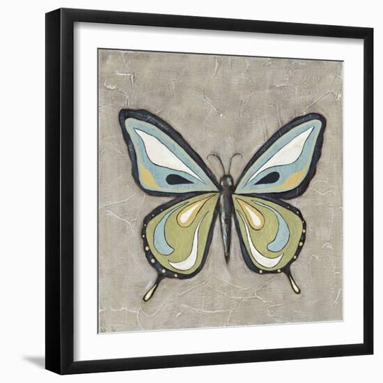 Graphic Spring Butterfly I-Jade Reynolds-Framed Art Print