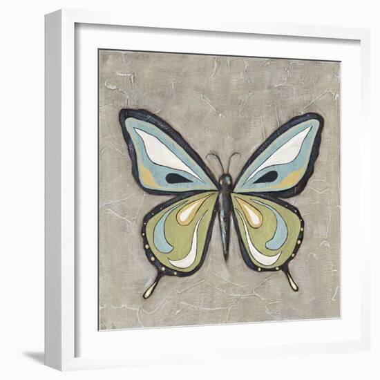 Graphic Spring Butterfly I-Jade Reynolds-Framed Art Print