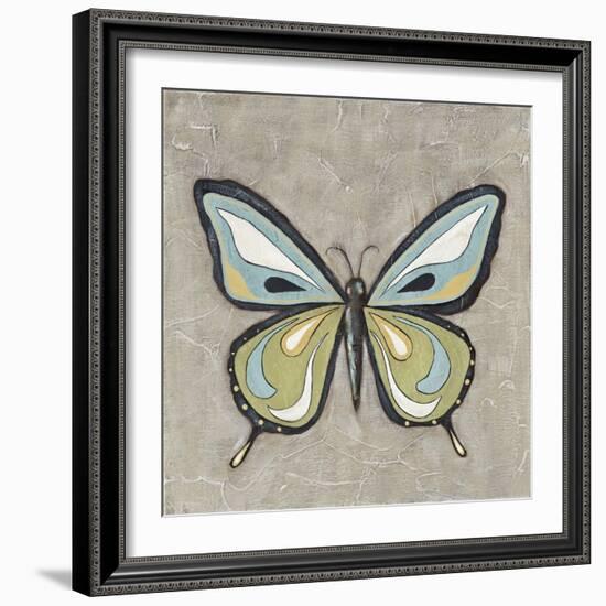 Graphic Spring Butterfly I-Jade Reynolds-Framed Art Print