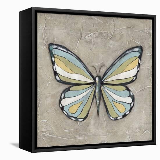 Graphic Spring Butterfly II-Jade Reynolds-Framed Stretched Canvas