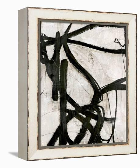 Graphical Lines 5-Design Fabrikken-Framed Stretched Canvas