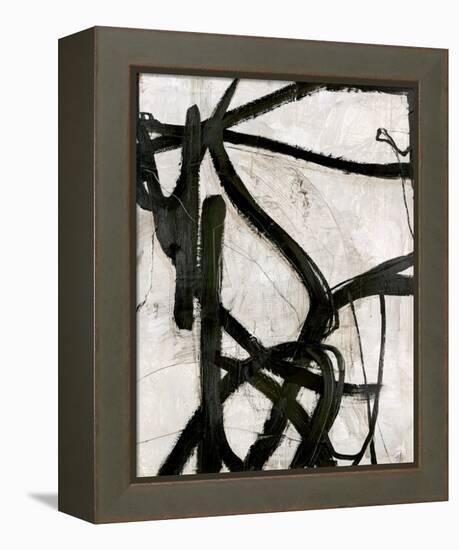 Graphical Lines 5-Design Fabrikken-Framed Stretched Canvas