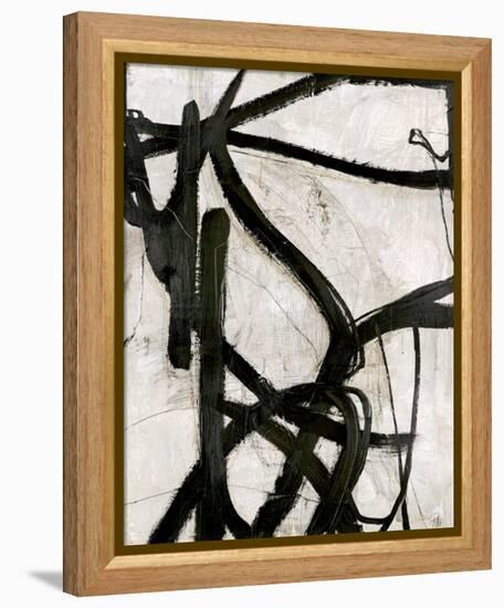 Graphical Lines 5-Design Fabrikken-Framed Stretched Canvas