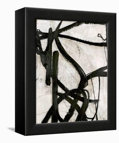 Graphical Lines 5-Design Fabrikken-Framed Stretched Canvas