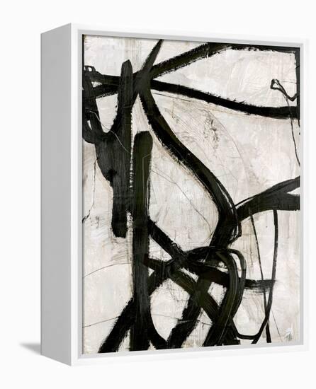 Graphical Lines 5-Design Fabrikken-Framed Stretched Canvas