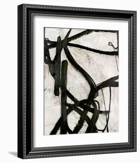 Graphical Lines 5-Design Fabrikken-Framed Art Print