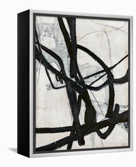 Graphical Lines 6-Design Fabrikken-Framed Stretched Canvas