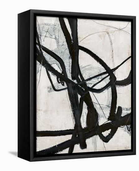 Graphical Lines 6-Design Fabrikken-Framed Stretched Canvas