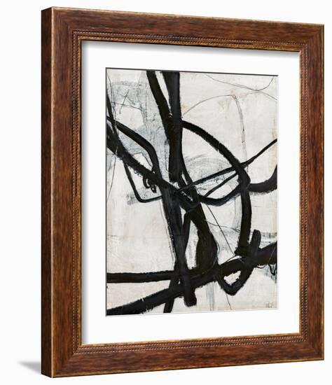 Graphical Lines 6-Design Fabrikken-Framed Art Print