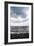 Graphically Structured View across the River Elbe in Northern Germany-Torsten Richter-Framed Photographic Print