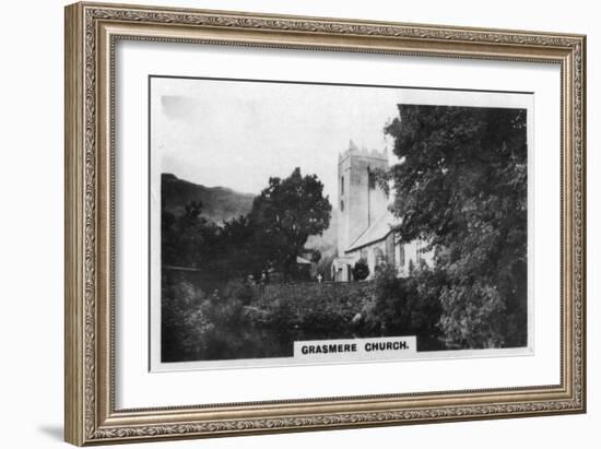 Grasmere Church, Wordsworth's Burial Place, Cumbria, C1920S-null-Framed Giclee Print