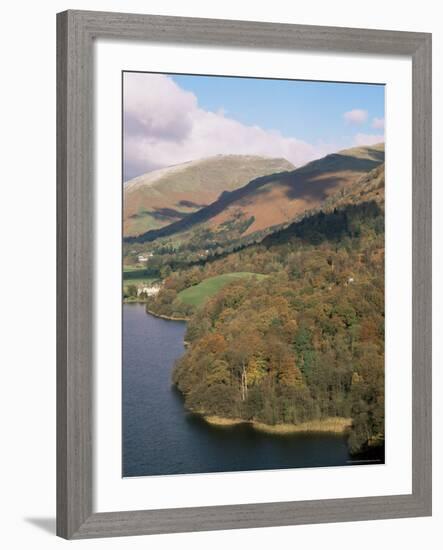 Grasmere in Autumn, Lake District National Park, Cumbria, England, United Kingdom-Roy Rainford-Framed Photographic Print
